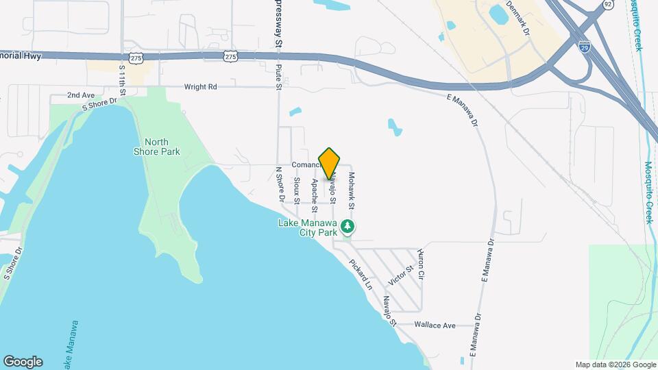 4512 Navajo St Map and Location Details