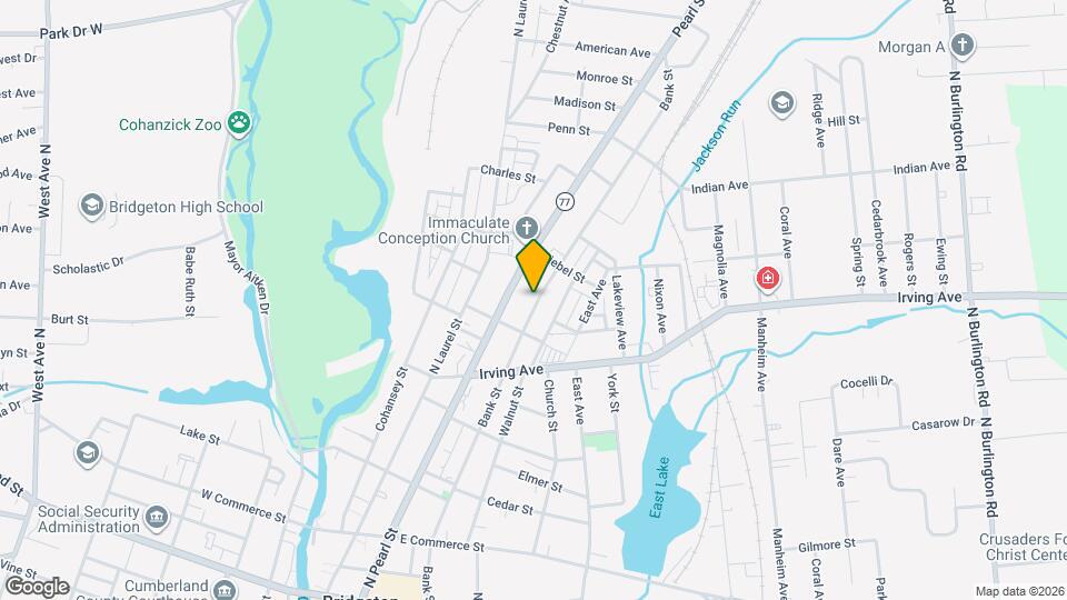 256 Bank St Map and Location Details