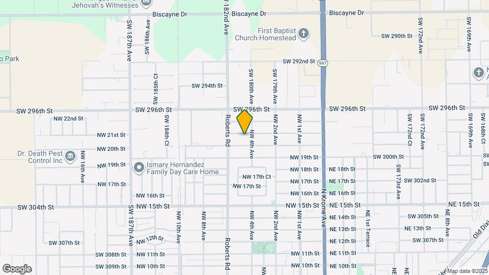 444 NW 21st St Map and Location Details
