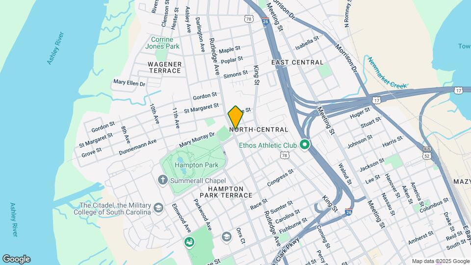 704 Rutledge Ave Map and Location Details