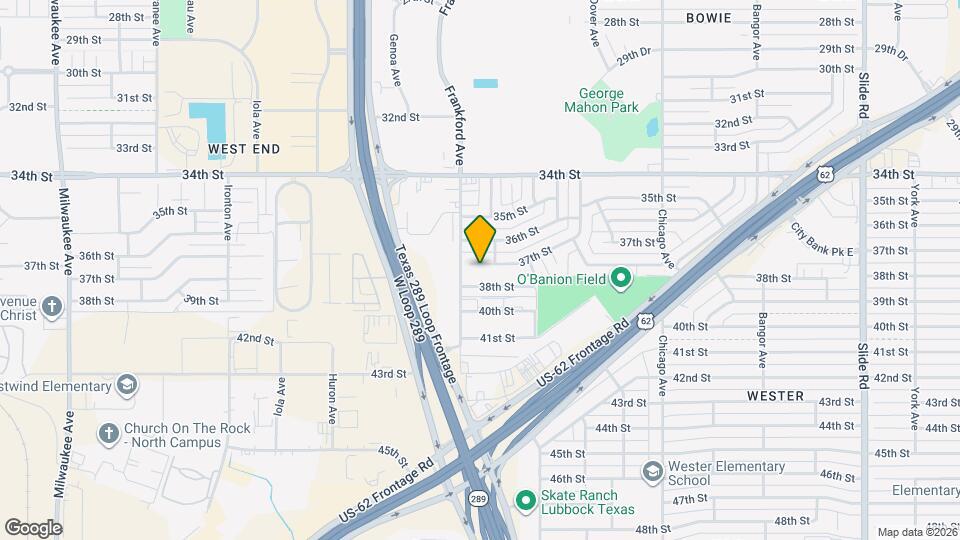 5745 37th St Map and Location Details