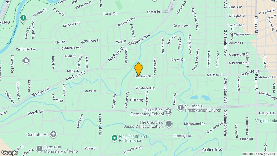 1500 Mt Rose St Map and Location Details