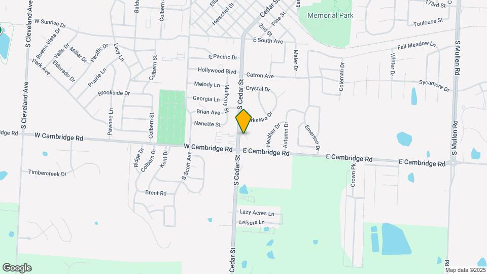 810 York Dr Map and Location Details