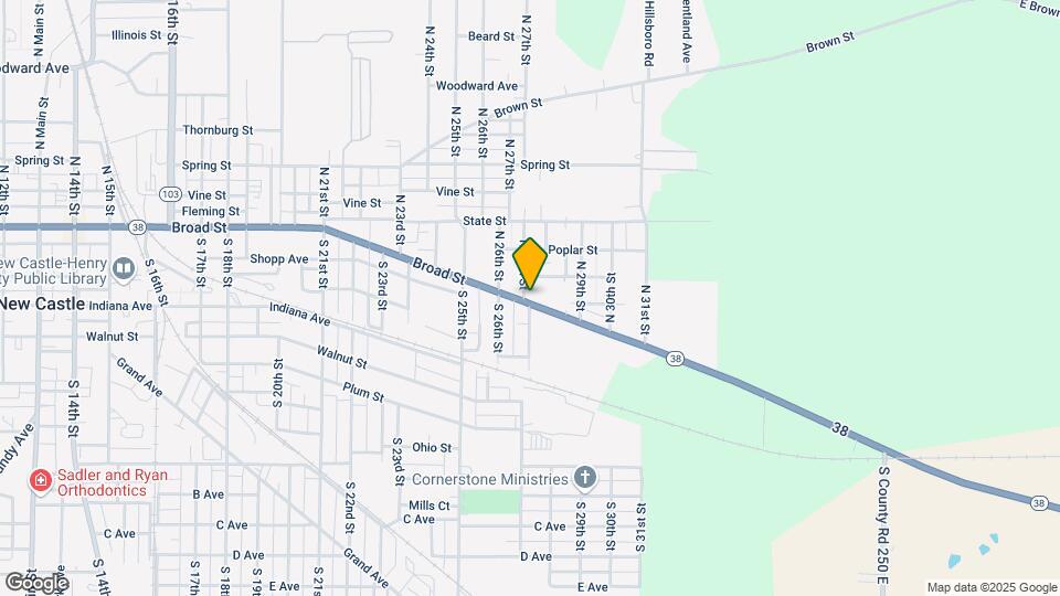 2702 Broad St Map and Location Details