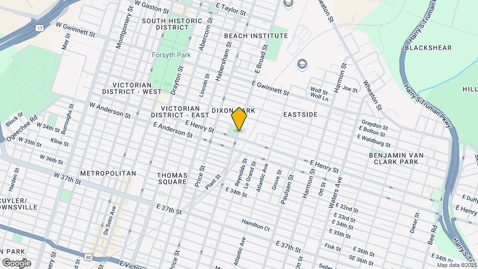 1212 E Broad St Map and Location Details