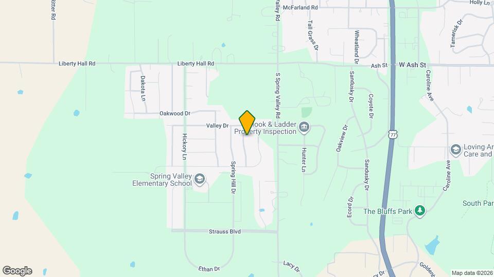 1321 Overbrooke Dr Map and Location Details