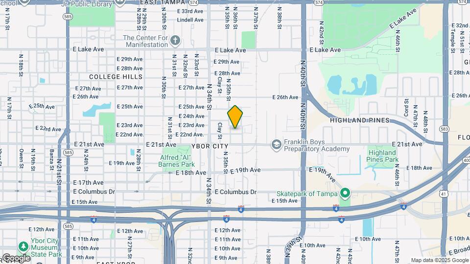 3506 E 22nd Ave. Map and Location Details
