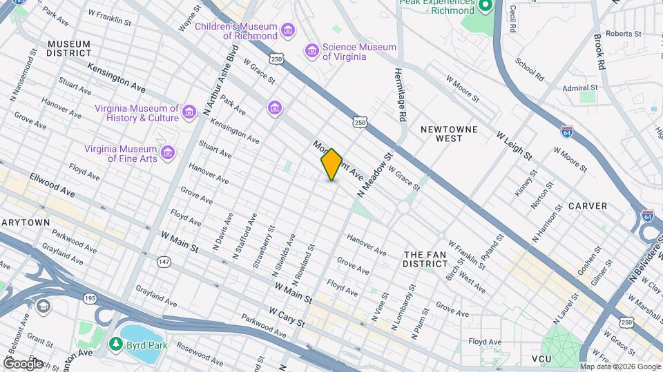 2107 Park Ave Map and Location Details