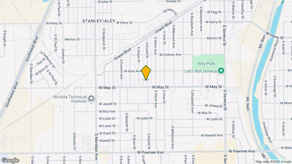 1943 S Euclid St Map and Location Details