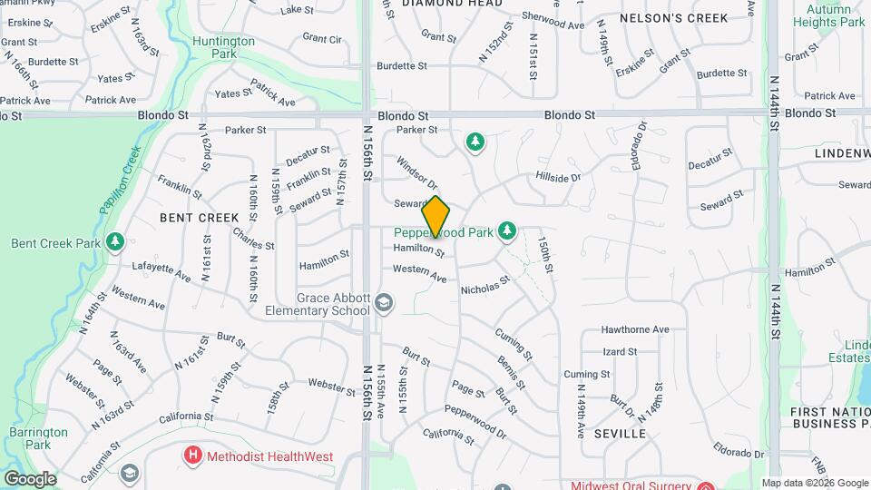 15430 Hamilton St Map and Location Details