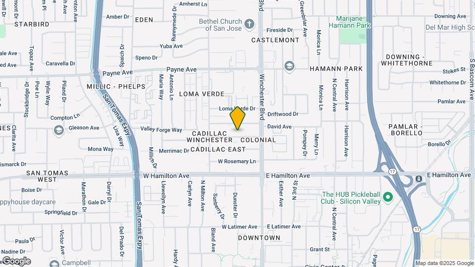 3175 Cadillac Dr Map and Location Details