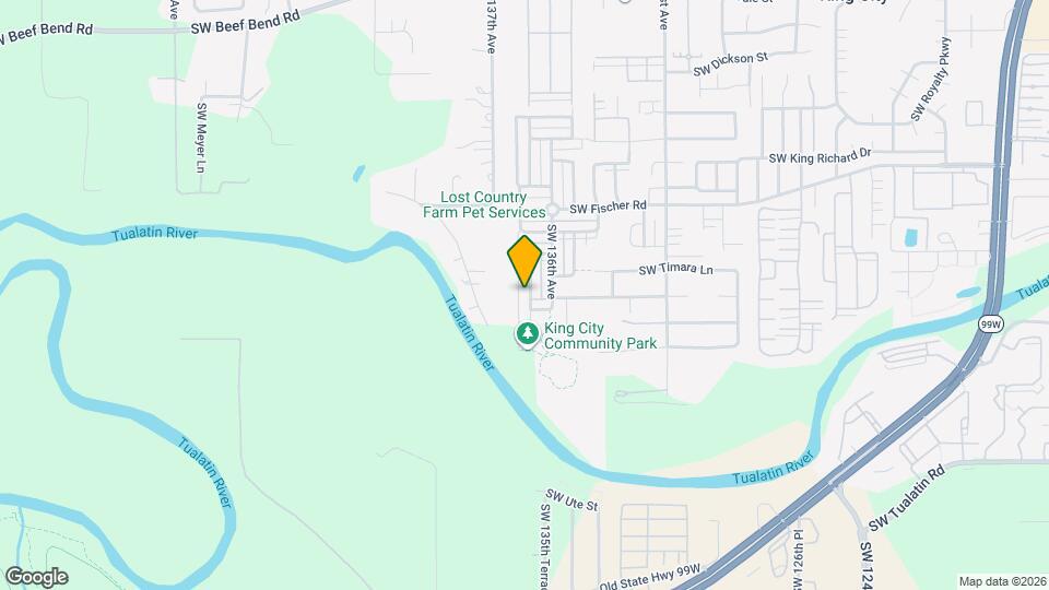 17335 SW Montague Way Map and Location Details