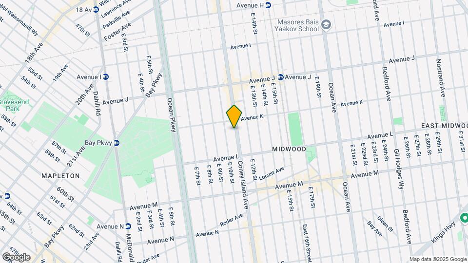 1462 Coney Island Ave Mapa y Detalles de la Ubicación