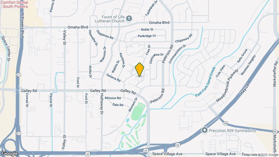 1090 Chiricahua Dr Map and Location Details