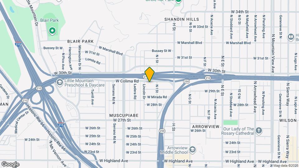 935 W Colima Rd Map and Location Details
