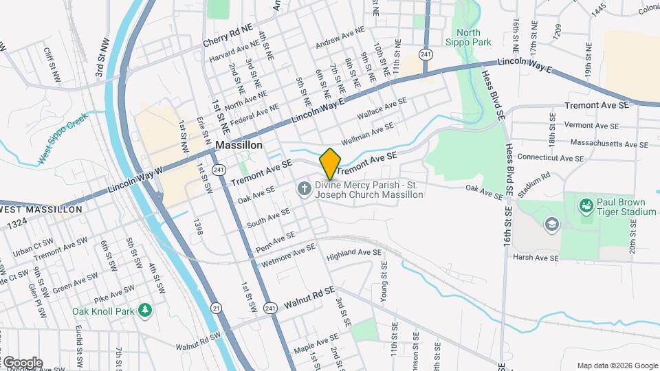 445 Oak Ave SE Map and Location Details