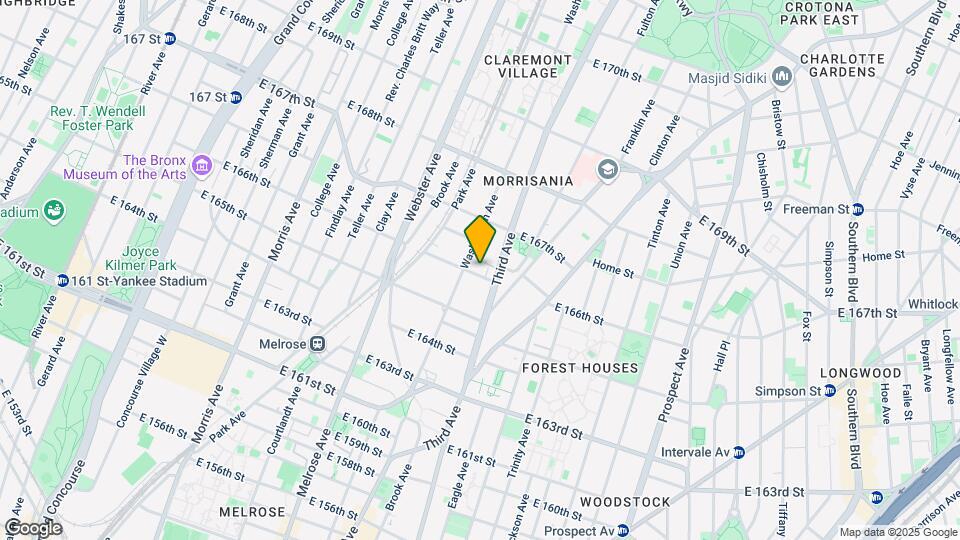 493 East 166Th Street Map and Location Details