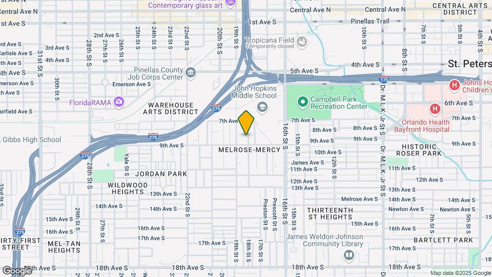 829 18th St S Map and Location Details