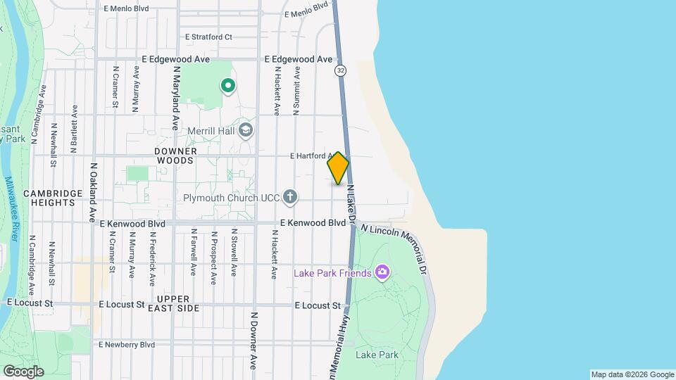 3216 N Marietta Ave Map and Location Details