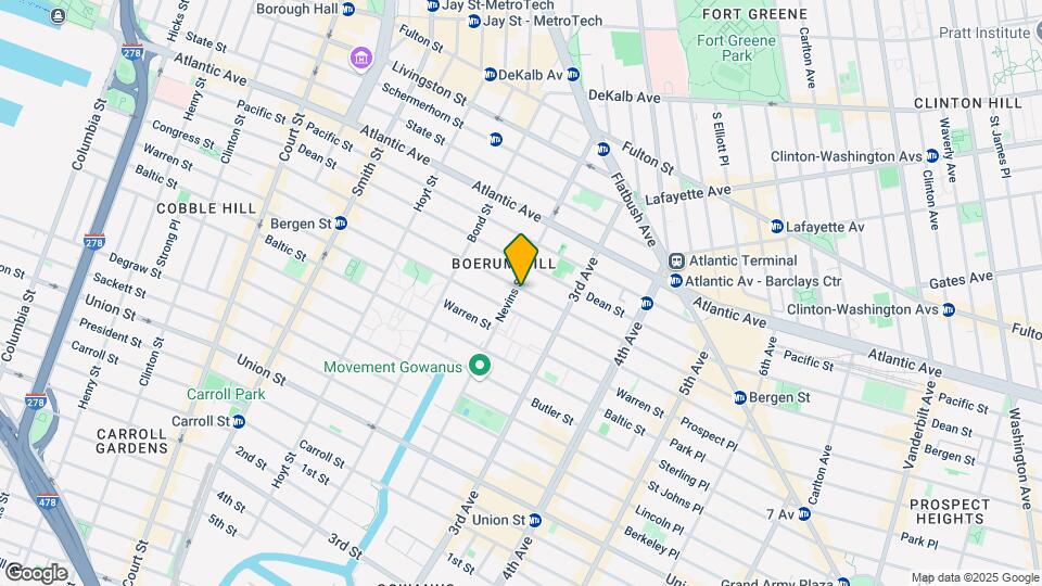 258 Bergen St Mapa y Detalles de la Ubicación