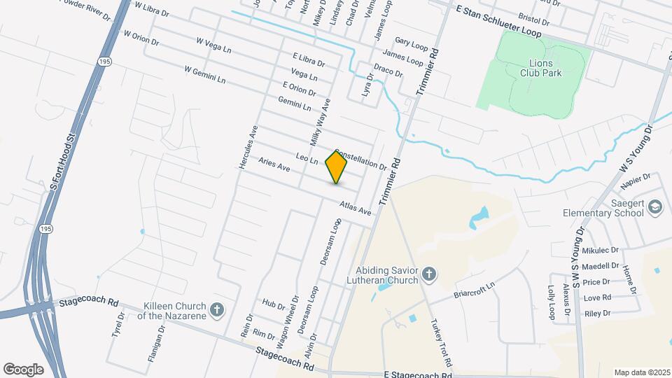 702 Aries Dr Map and Location Details