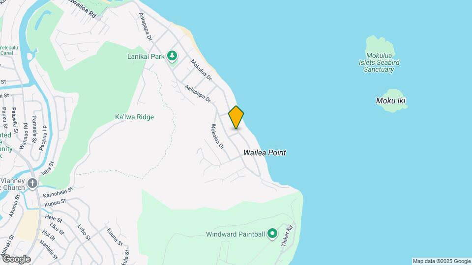 1357 Mokulua Dr Map and Location Details