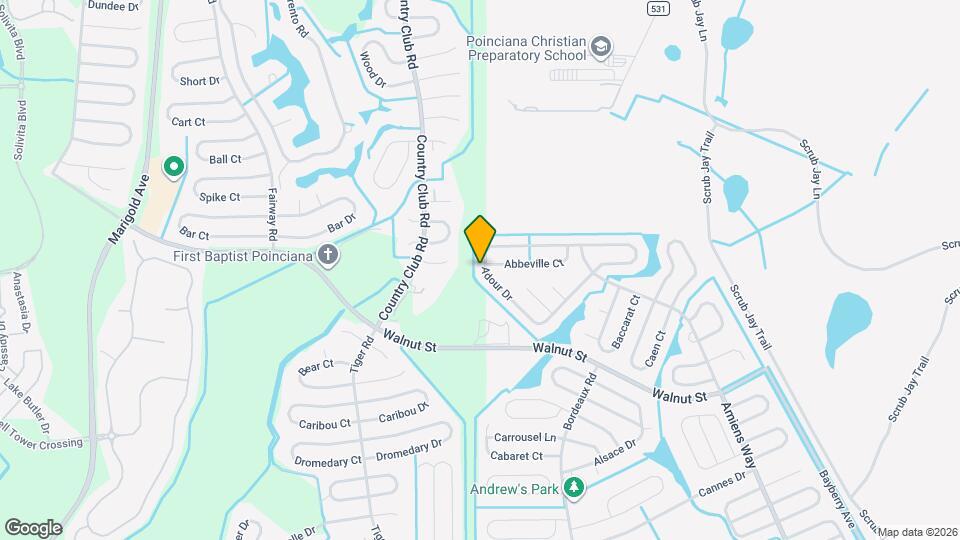 839 Adour Dr Map and Location Details