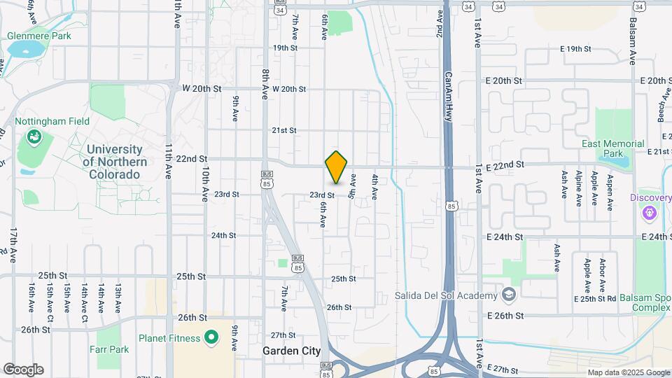 519 23rd St Map and Location Details