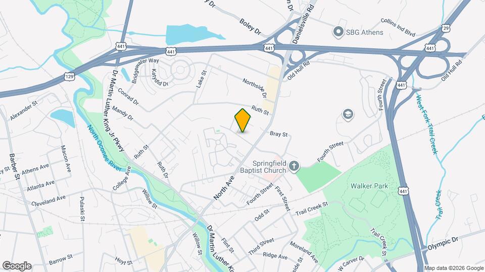 Garden Apartments Mapa y Detalles de la Ubicación