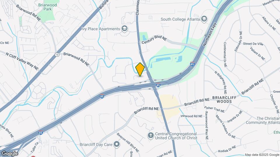 2910 Clairmont Rd Mapa y Detalles de la Ubicación