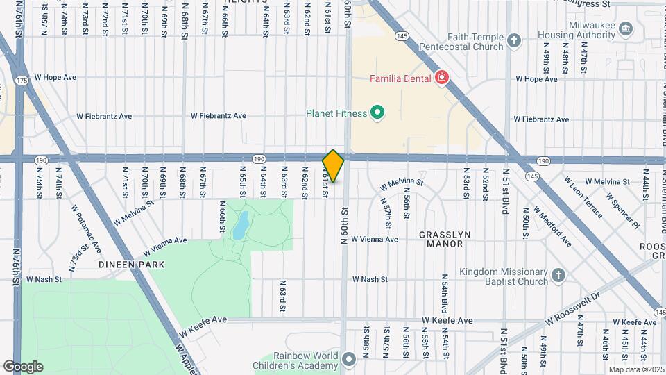 3918 N 61st St Map and Location Details