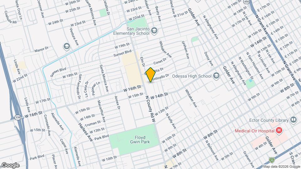 1421 Lauderdale Ave Map and Location Details