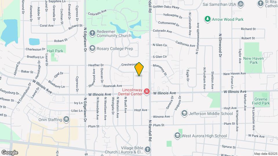 746 N Glenwood Pl Map and Location Details