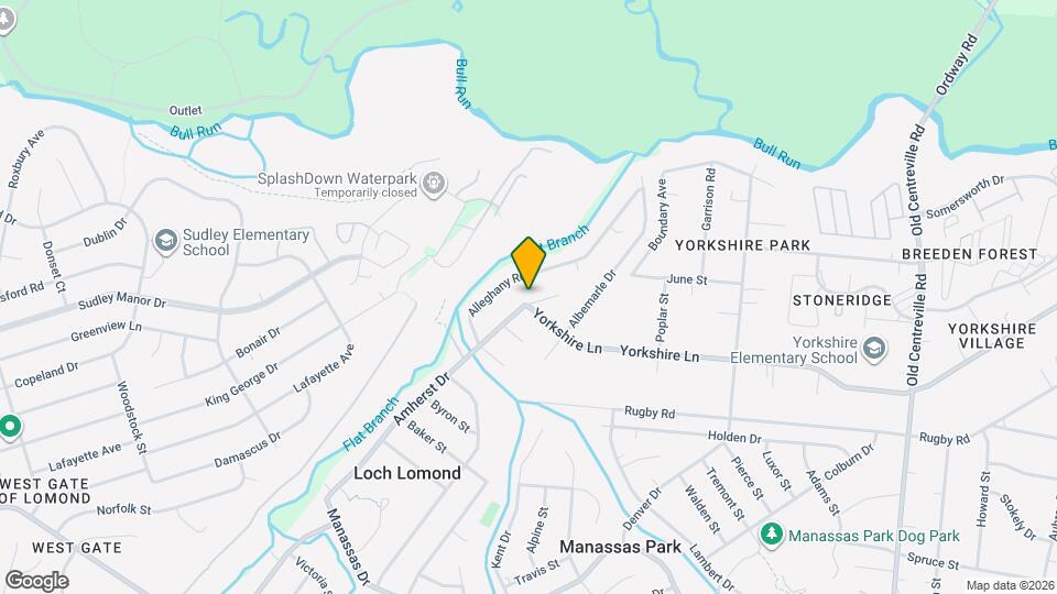 7596 Amherst Dr Map and Location Details