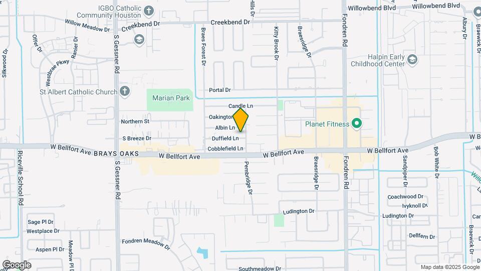 7906 Duffield Ln Map and Location Details