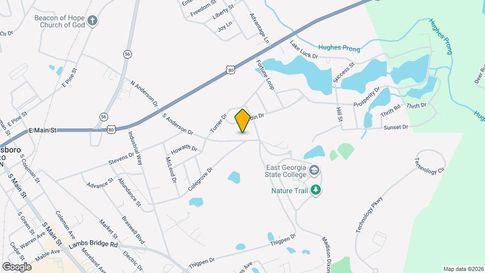 235 S Anderson Dr Map and Location Details