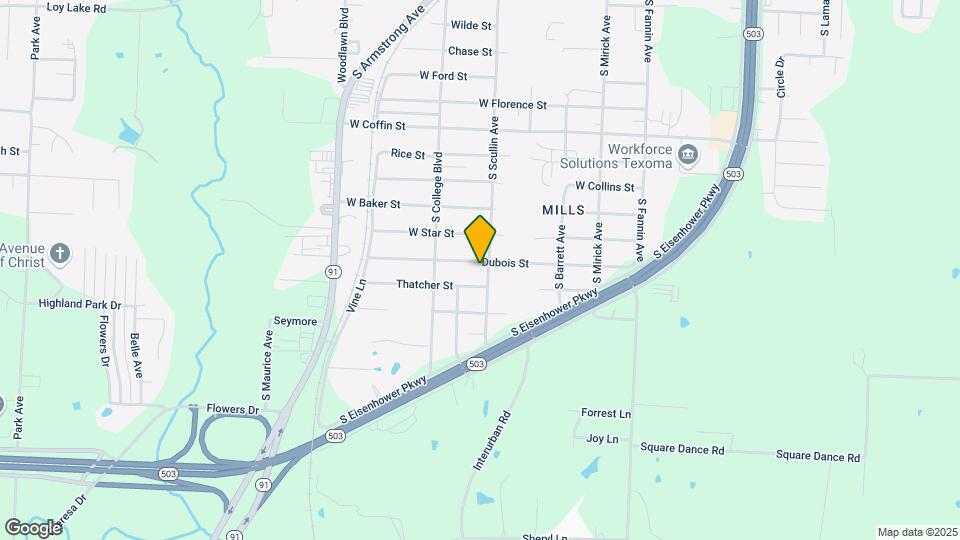 2909 S Scullin Ave Map and Location Details