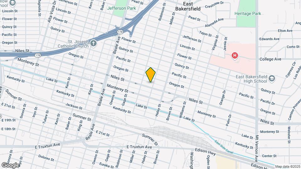 1220 Niles St Mapa y Detalles de la Ubicación