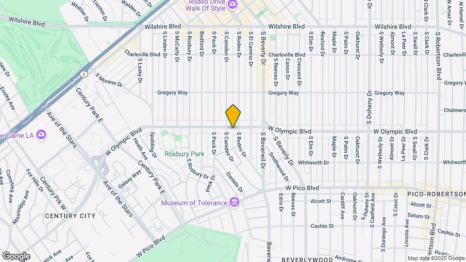 9550 W Olympic Blvd Map and Location Details