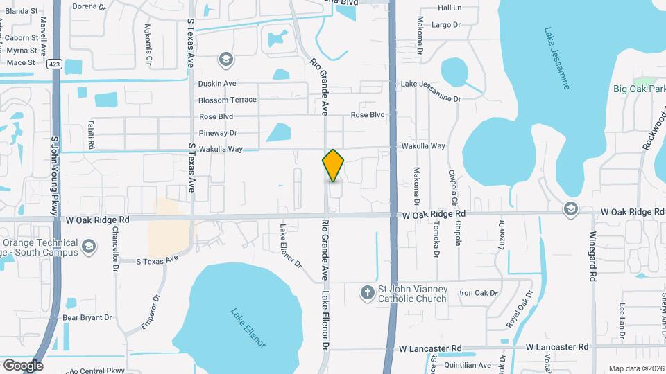 1655 W Oak Ridge Rd Map and Location Details