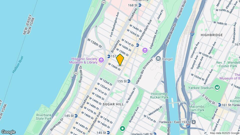 515 W 156th St Mapa y Detalles de la Ubicación