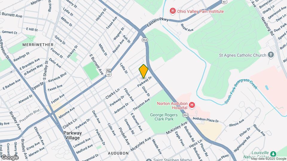 1045 Parkway Dr Mapa y Detalles de la Ubicación