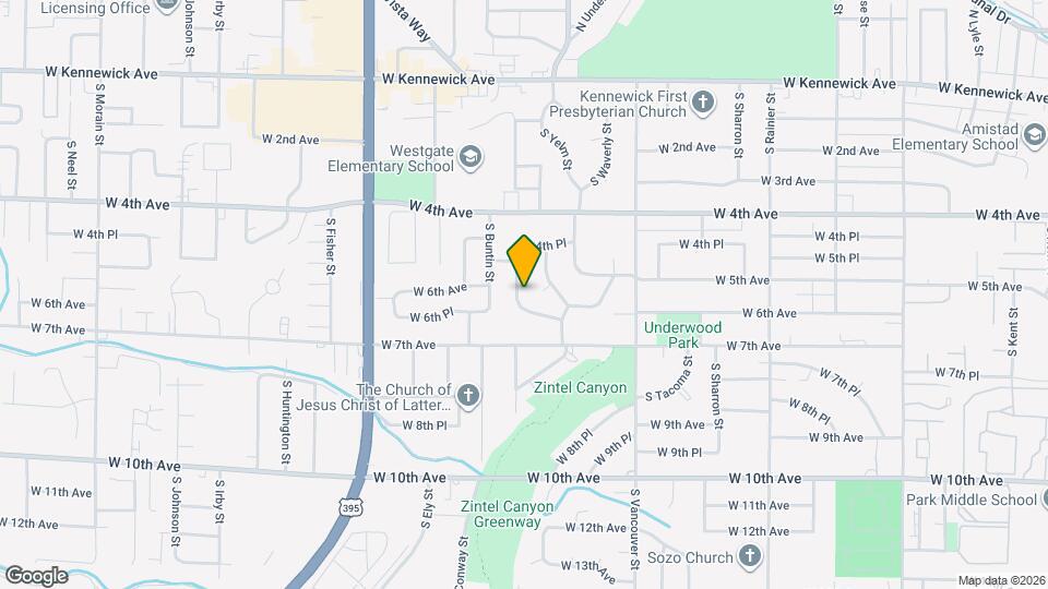 513 S Anderson St Map and Location Details