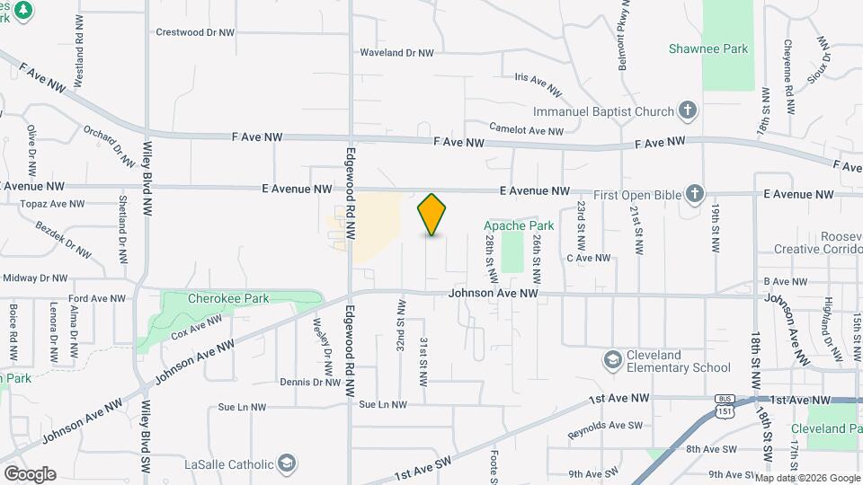 401 31st St NW Map and Location Details