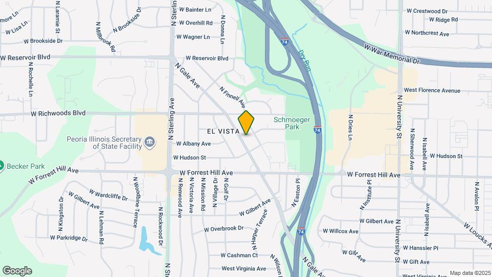 3220 N Gale Ave Map and Location Details