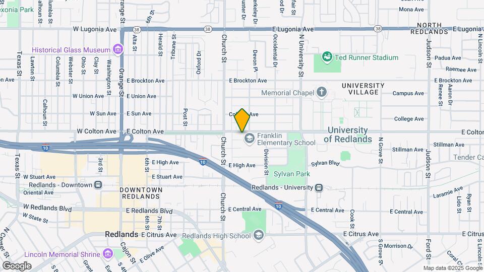 818 E Colton Ave Map and Location Details