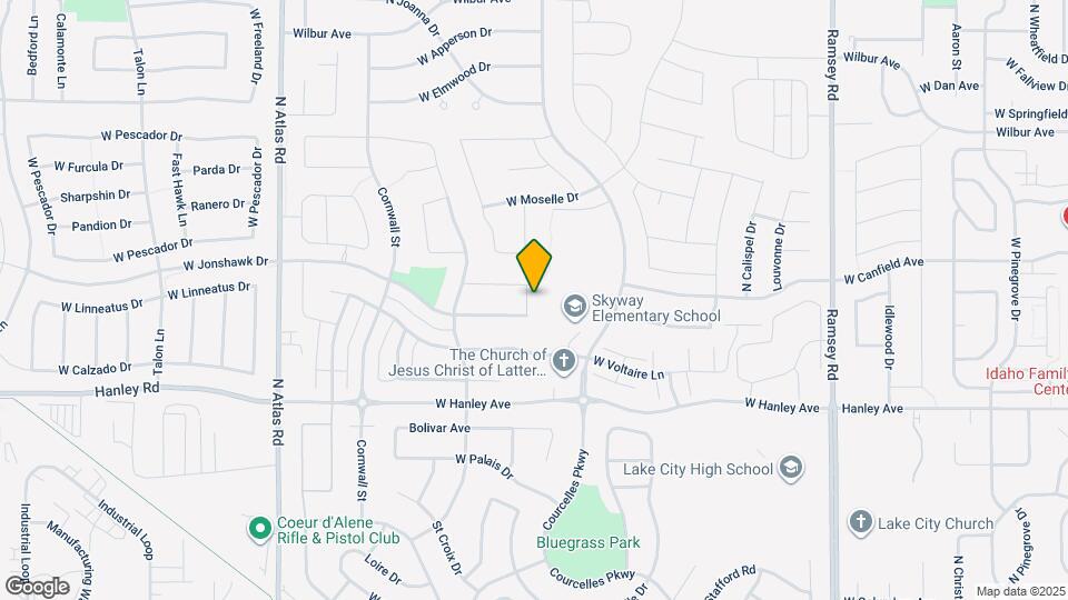6700 N Delerue Dr Map and Location Details