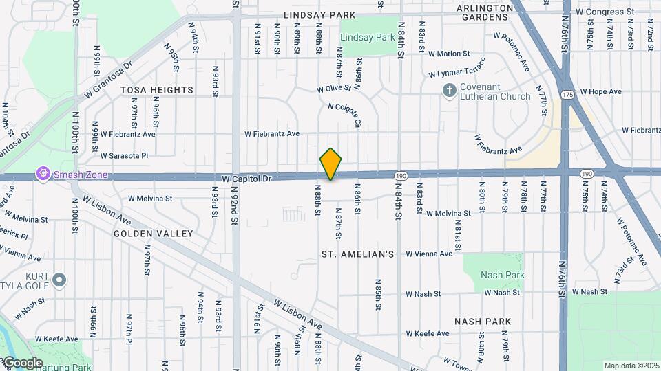 8711 W Capitol Dr Map and Location Details
