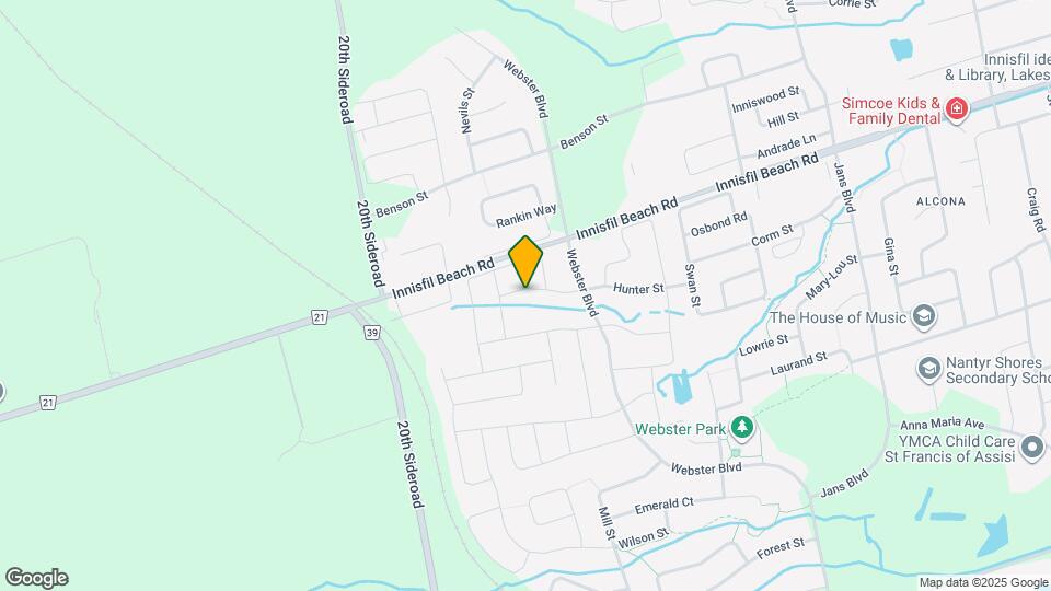 1385 Hunter St Map and Location Details