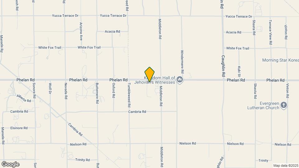 7653 Phelan Rd Map and Location Details